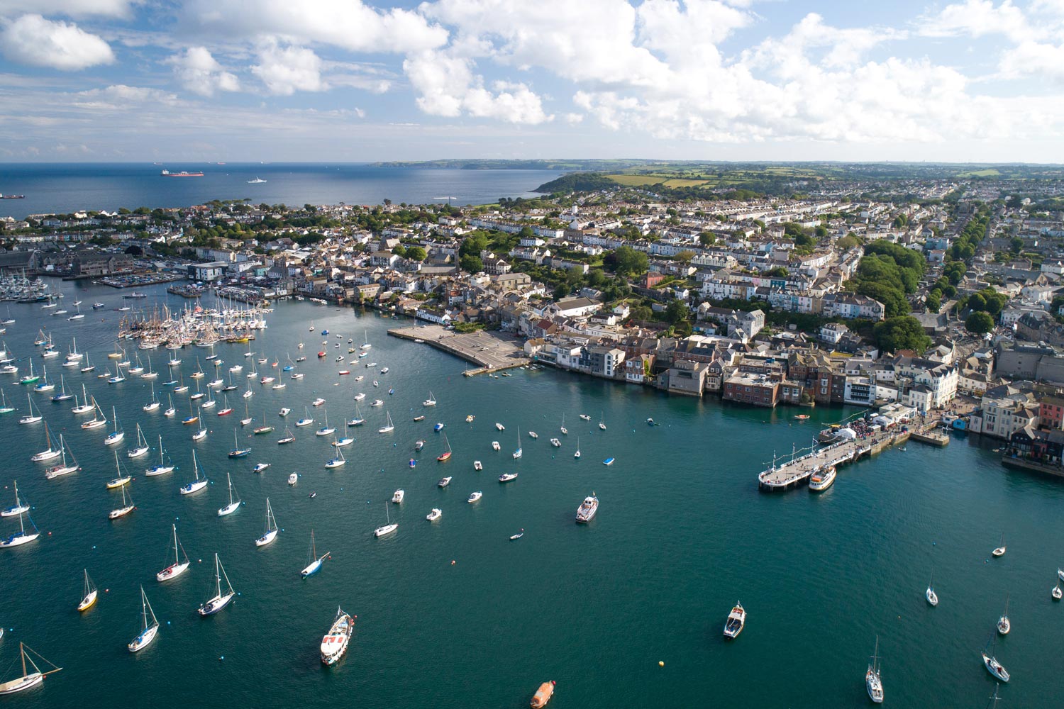 Falmouth Harbour from Above